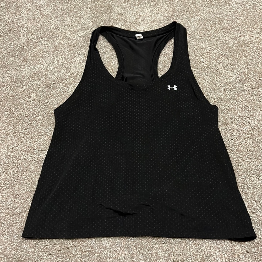 Under Armour Heat Gear halter racer back tank top
